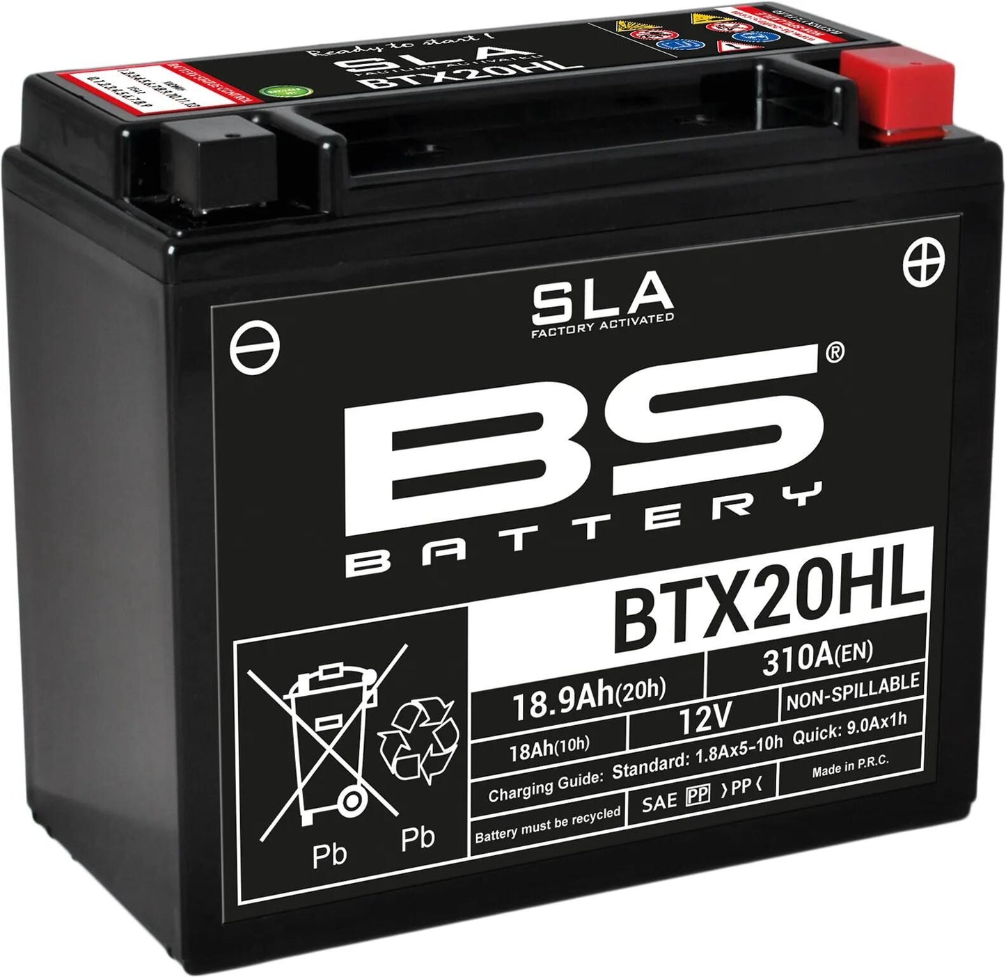 BS Batterie Batterie BTX20HL BS SLA