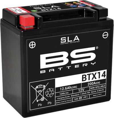 BS Batterie Batterie BTX14 BS SLA