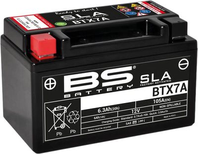 BS -Batterie BTX7A Batterie BS SLA