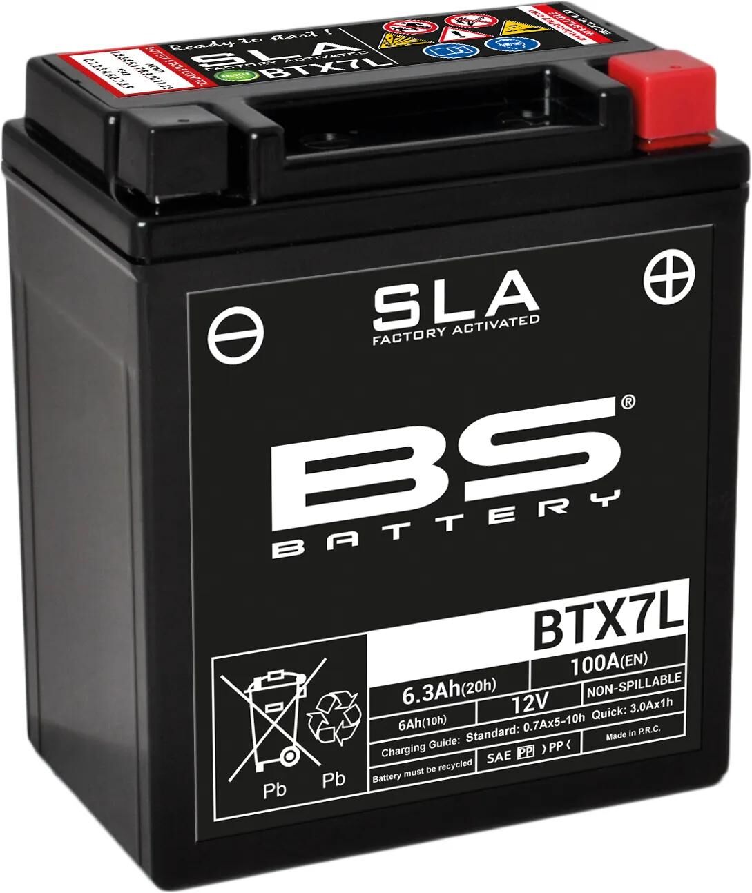 BS -Batterie BTX7L Batterie BS SLA