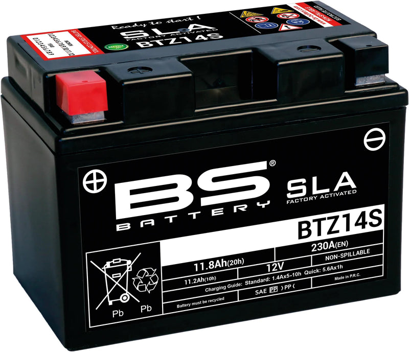 BS -Batterie Batterie BTZ14S BS SLA