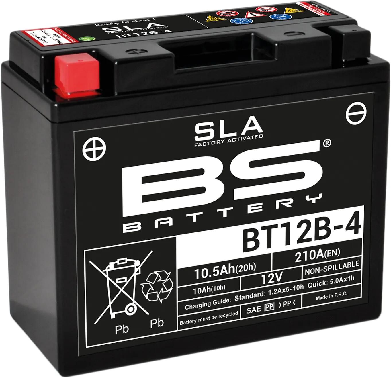 BS Batterie Batterie BT12B-4 BS SLA