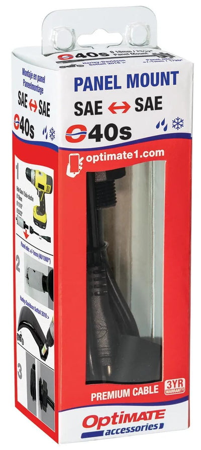 Tecmate -Zubehör -Adapterkabel Optim M. SAE Anschluss