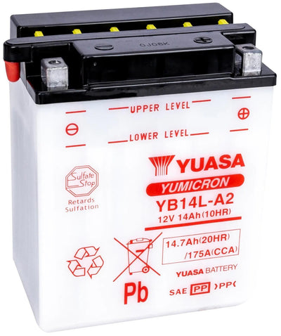 Yuasa Batterie YB14L-A2 Standard ohne SP