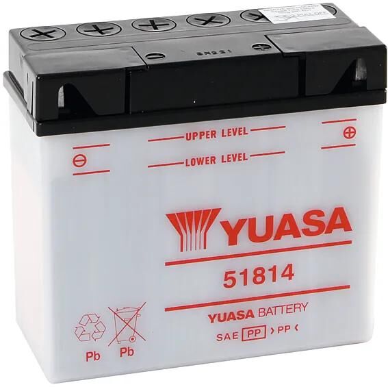 Yuasa -Batterie 51814 Standard ohne SP