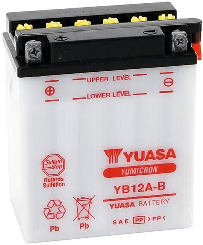 Yuasa Batterie YB12A-B Standard ohne SP