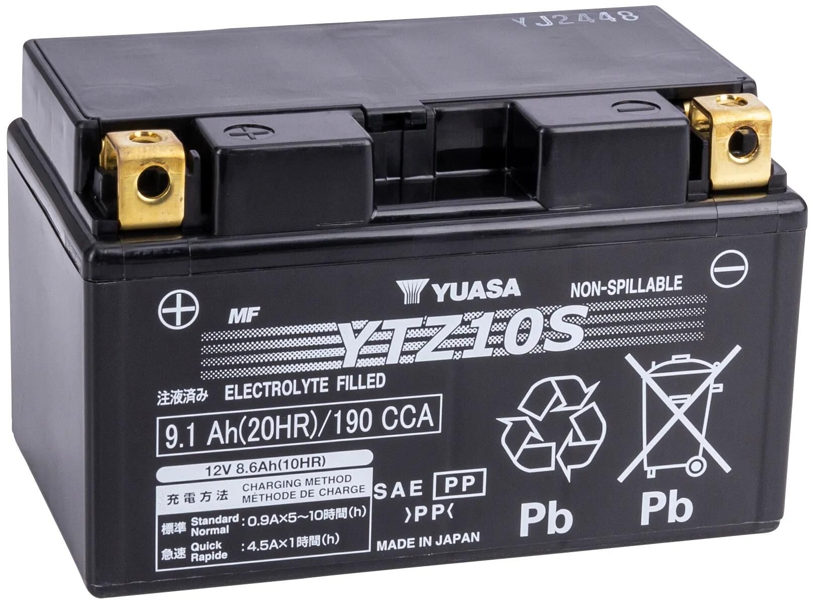 Yuasa Batterie YTZ10S.