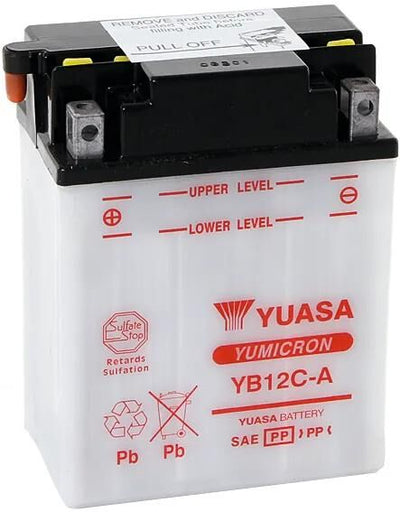 Yuasa Batterie YB12C-A Standard ohne SP
