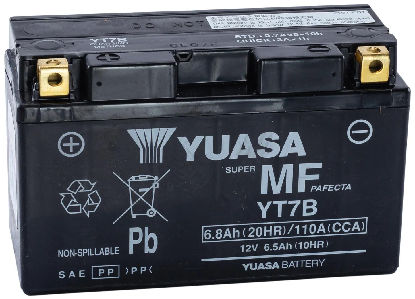 Yuasa Batterie YT7B AGM AGM