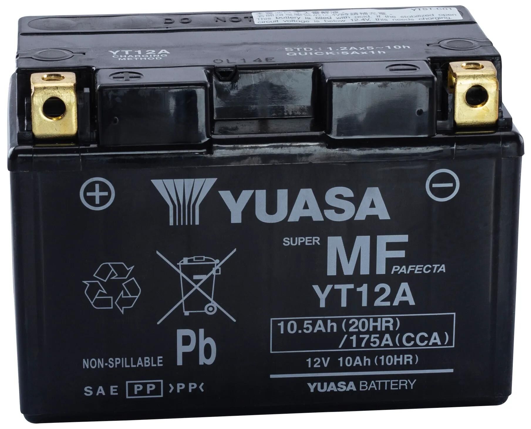 Yuasa Batterie YT12A AGM