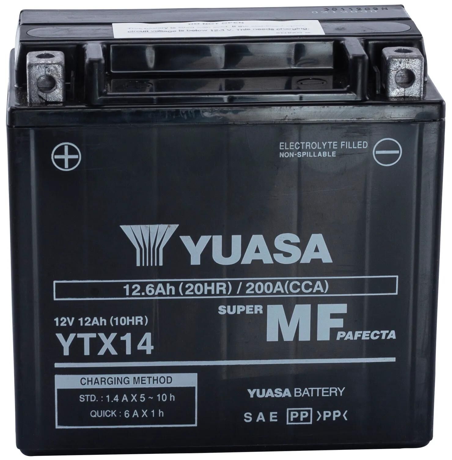 Yuasa Batterie YTX14 AGM
