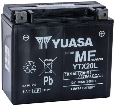 Yuasa Batterie YTX20L AGM AGM
