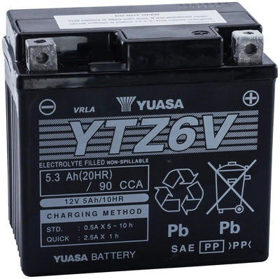 Yuasa Batterie YTZ6V Batterie YTZ6V AGM