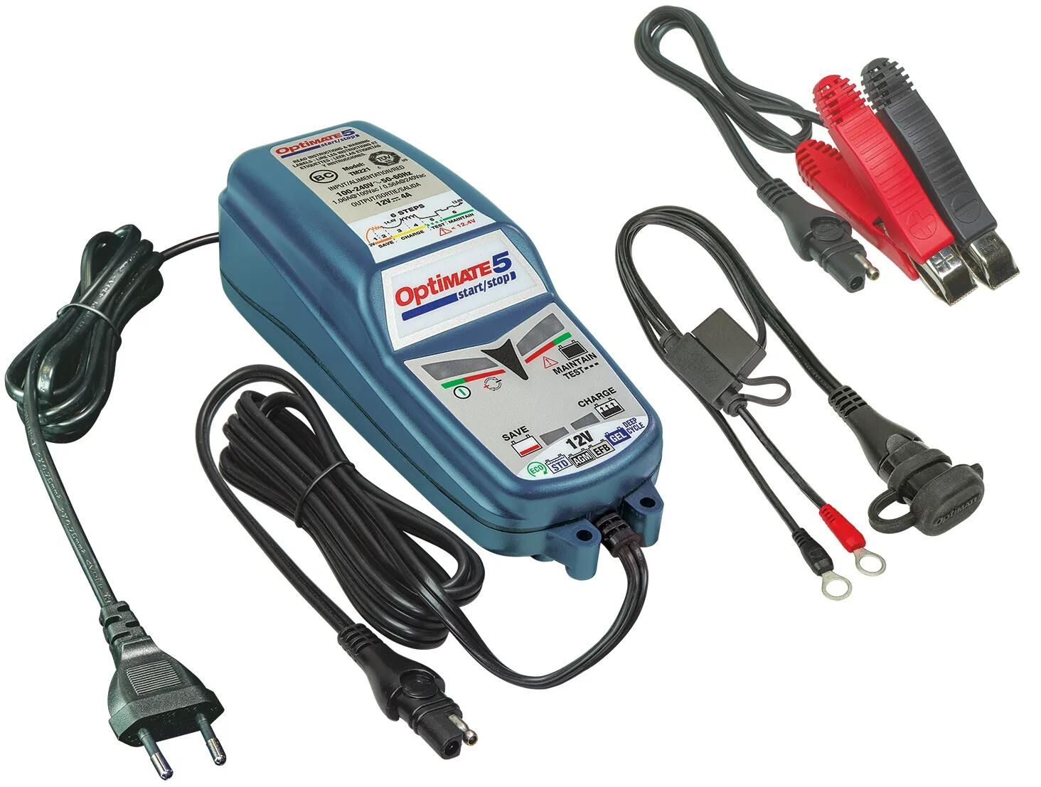 Tecmate Battery Ladegerät Optat 5 Start Stop Optat 5 Ladegerät 4a