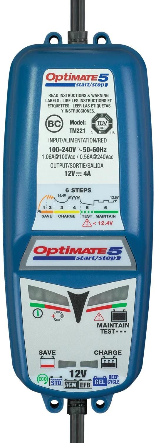Tecmate Battery Ladegerät Optat 5 Start Stop Optat 5 Ladegerät 4a