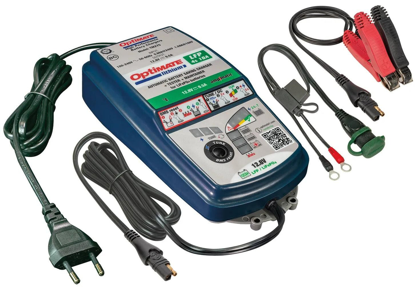 Tecmate Battery Ladegerät Optat Lithium 4s 10a. Optat 4S Ladegerät Lithium 9,5a