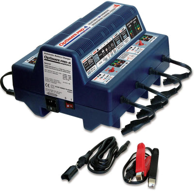 Tecmate Battery Ladegerät Optate Pro-4 Optate Pro-4-Ladegerät