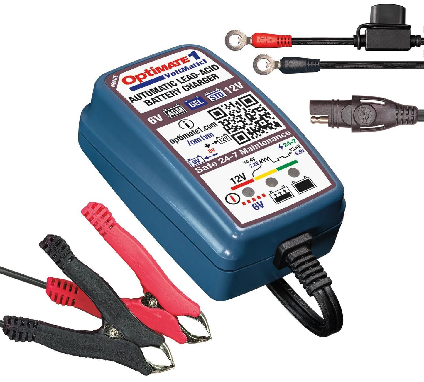 Tecmate Battery Ladegerät Optate1 Voltmatic aus Optat 1 Ladegerät Voltmatic