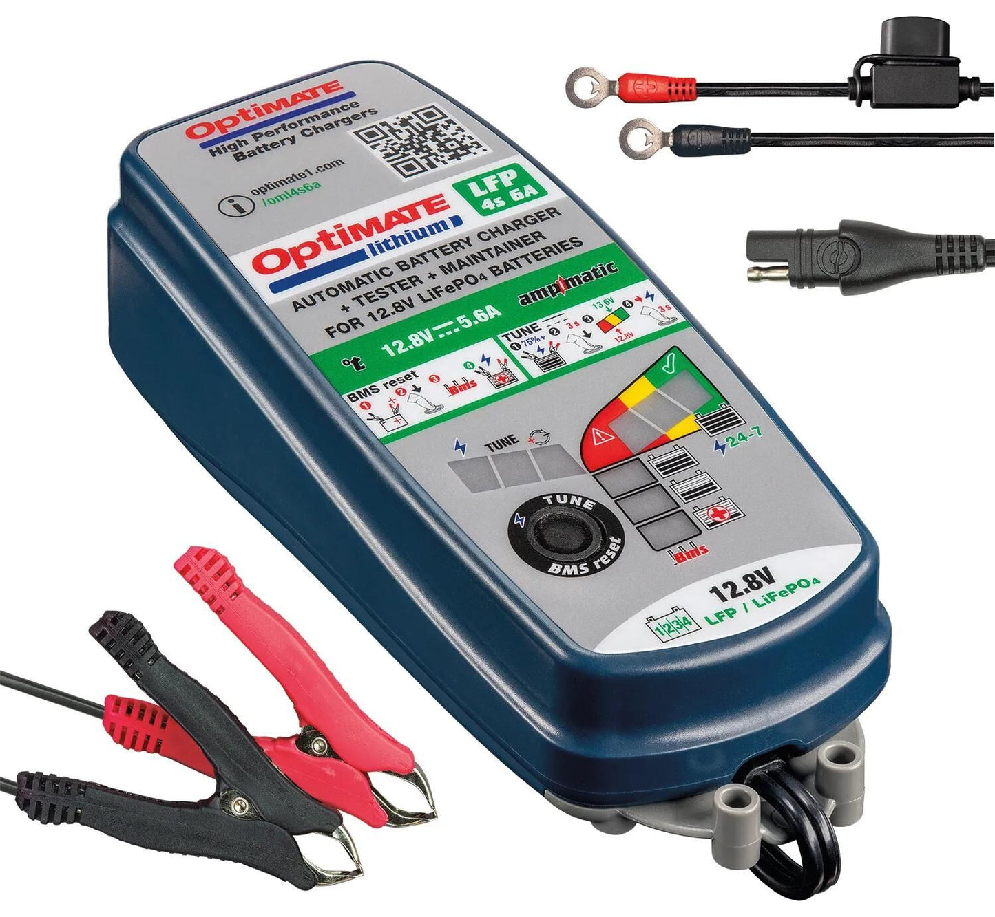 Tecmate Battery Ladegerät Optat Lithium 4s 6a. Optat 4S Ladegerät Lithium 6a