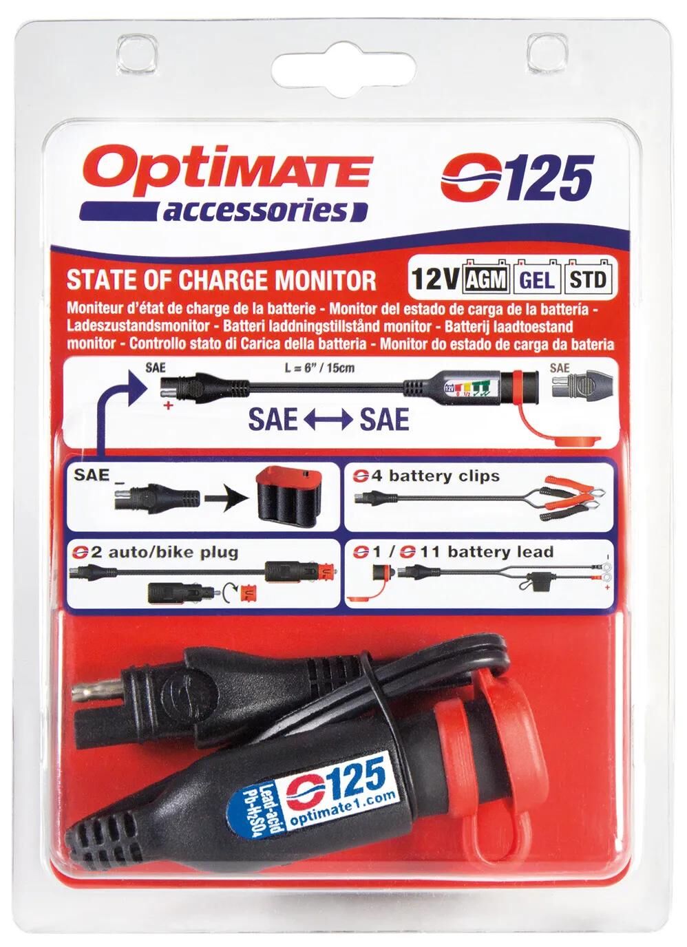 Tecmate Battery Battery Monitor Monitor Optate M. SAE Standard