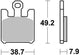 TRW BREAKPAD MCB 742 SCR SINTER CO2 RACING