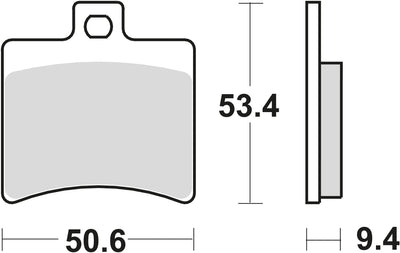 TRW Bremsblock MCB 710 SRM Sintered Metall