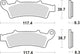 TRW BREAKPAD MCB 726 SRM Sintered Metall