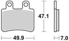 TRW BREAKPAD MCB 735 EC Bio