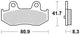 TRW BREAKPAD MCB 746 SRM Sintered Metall