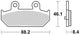 TRW BREAKPAD MCB 751 SRM Sintered Metall