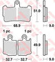 TRW Bremsblock MCB 828 SV Sintered Metall