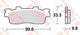 TRW BREAKPAD MCB 830 SRM Sintered Metall