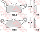 TRW -Bremsbelastung MCB 835 Bio -Standard