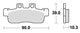 TRW BREAKPAD MCB 839 Bio -Standard