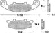 TRW BREAKPAD MCB 569 SV Sintered Metall