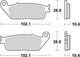 TRW -Bremsbeläge MCB 631 Bio -Standard