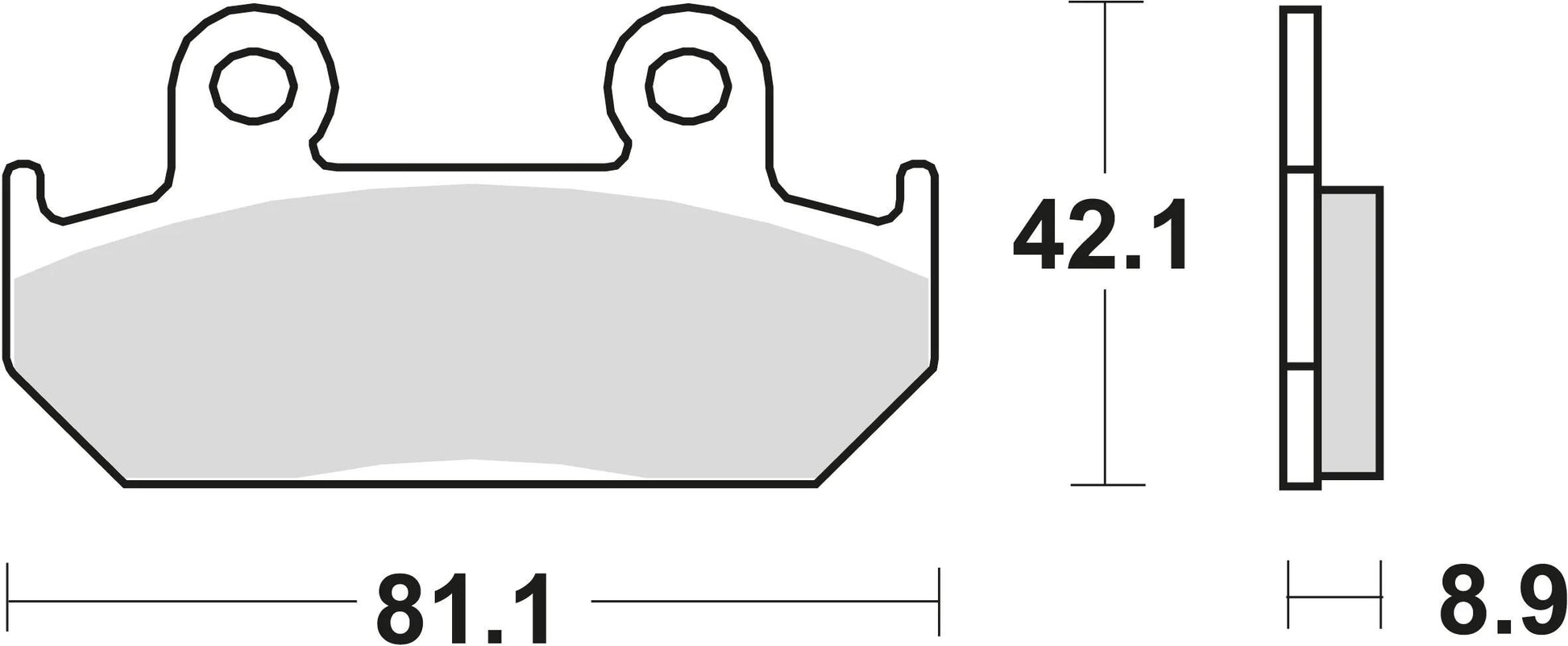 TRW Bremsblock MCB 562 SV Sintered Metall