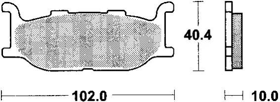 TRW Bremsblock MCB 640 SV Sintered Metall