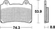 TRW BREAKPAD MCB 584 SV Sintered Metall