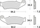 TRW BREAKPAD MCB 669 SV Sintered Metall