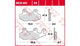 TRW BREAKE PAD MCB 604 Sintertes Metall
