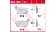 TRW BREAKPAD MCB 740 EC Bio