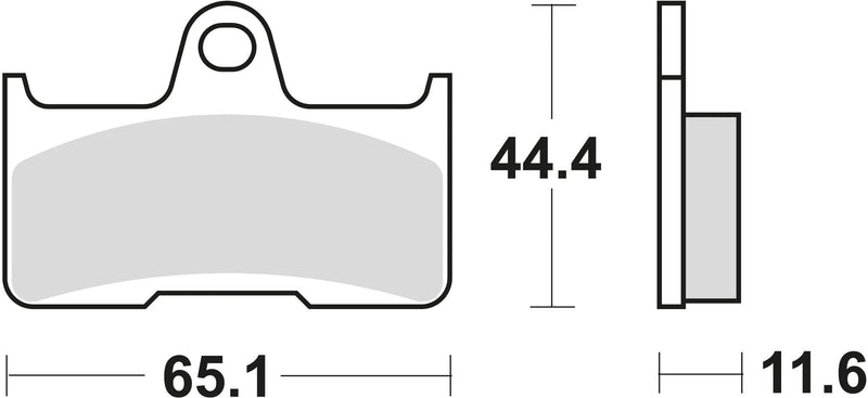 TRW BREAKPAD MCB 756 SI Sintered Metall
