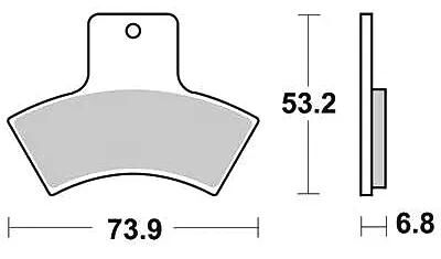 TRW BREAKPAD MCB 762 SI Sintered Metall