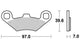 TRW BREAKPAD MCB 761 SI Sintered Metall