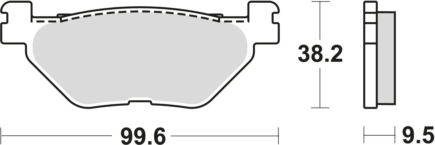 TRW -Bremsbelastung MCB 731 Bio -Standard