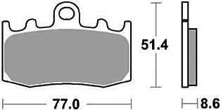 TRW BREAKPAD MCB 748 Bio -Standard