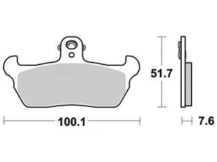 TRW BREAKPAD MCB 618 Bio -Standard