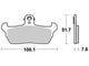 TRW BREAKPAD MCB 618 Bio -Standard