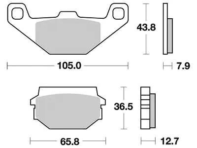 TRW -Bremsbelastung MCB 719 Bio -Standard
